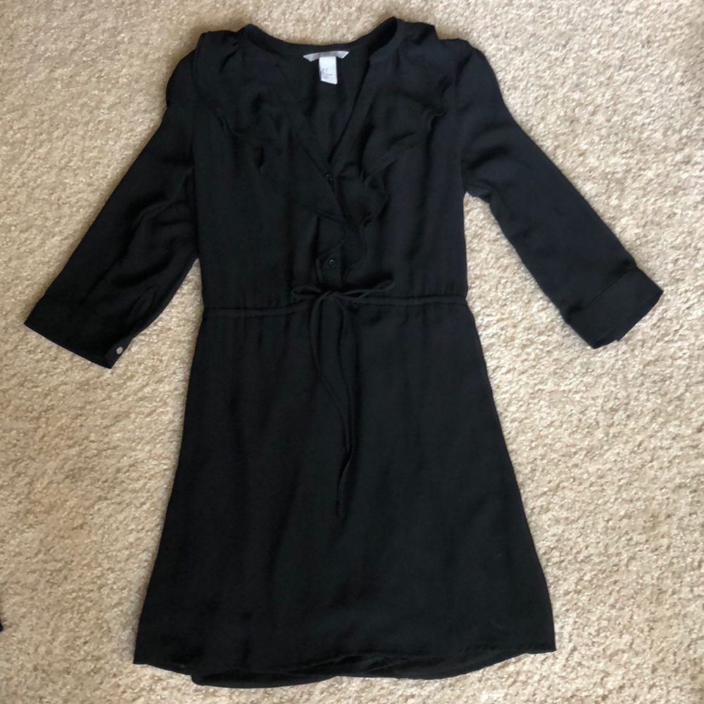 H &M black blouse tunic